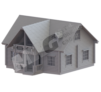 3D модель дома для частной строительной организации
