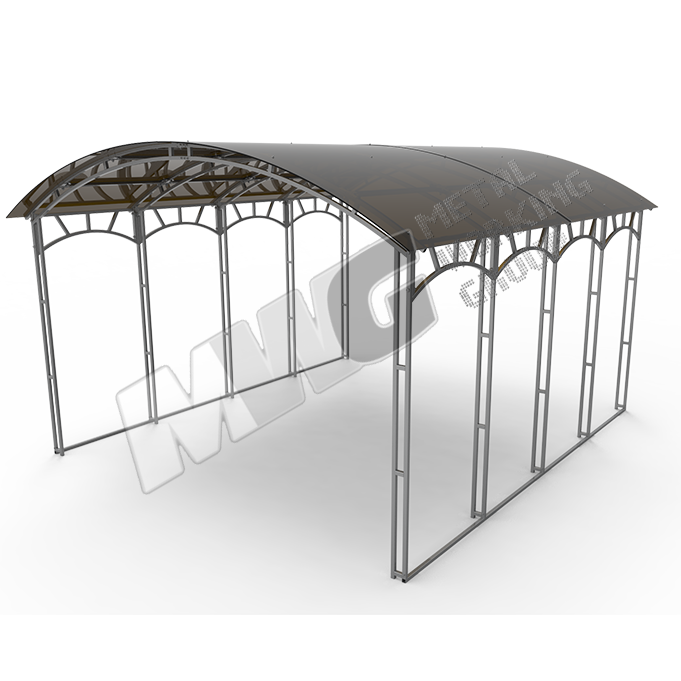 Детализированная 3D модель навеса для автомобиля для ООО "Новые формы"