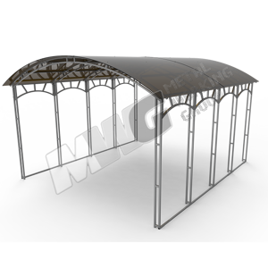 Визуализация 3D модели навеса для автомобиля для ООО "Новые формы"